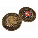 Moeda Challenge Coin Medalha Veterano Da Polícia Militar 