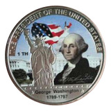 Moeda Coleção Presidentes Americanos George Washington