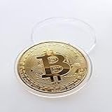 Moeda Colecionável De Bitcoin Banhada A