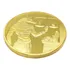 Moeda Comemorativa Banhada A Ouro Egito Anubis