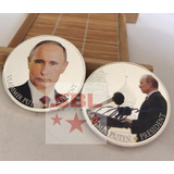 Moeda Comemorativa Presidente Russo Rússia Vladimir