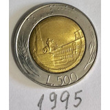 Moeda Da Italia 500 Liras 1995 25mm