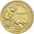 Moeda De 1 Dolar Serie Sacagawea 2017 Letra D Flor De Cunho 