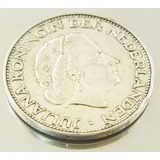 Moeda De 2 1 2 Gulden Em Prata 720 Holanda 1961 M1210