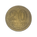 Moeda De 20 Centavos De 1945 S siglas V187a Km 556a Mbc