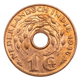 Moeda De Indias Orientais Holandesas: 1 Centavo De 1936