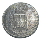 Moeda De Prata 960 Réis 1816 Bahia V. 11b México 1790 F. M. 