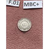 Moeda De Prata Império 200 Réis De 1864 Mbc F 1