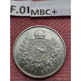 Moeda De Prata Império De 2000 Réis De 1869 Mbc F1