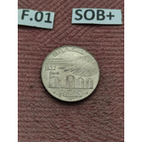 Moeda De Prata República De 5000 Réis De 1937 Sob F1