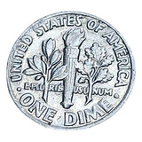 Moeda Dime 1985 Letras