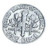 Moeda Dime 1985 Letras