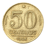 Moeda Do Brasil 50 Centavos 1942 1947