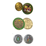 Moeda Feb 70 Feb 75 Exército Comemorativas Lote 3 Moedas
