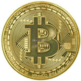 Moeda Fisica Bitcoin Detalhes Alto Relevo