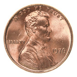 Moeda Lincoln Cent 1976