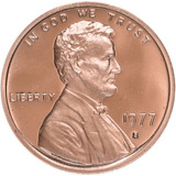 Moeda Lincoln Cent 1977