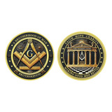 Moeda Maconaria Macom Freemason