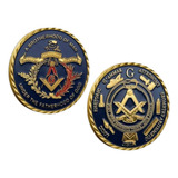 Moeda Maconaria Macom Freemason