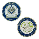 Moeda Maconaria Macom Freemason