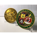 Moeda Medalha Brasil Segunda Guerra Feb 70 Anos Comemorativa
