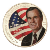 Moeda Medalha Coleção Presidentes Norte Americanos