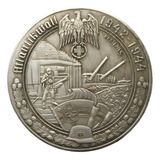 Moeda Medalha Da Fortaleza Alemã Do Atlântico 2 Guerra
