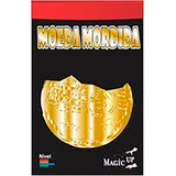 Moeda Mordida 25 Centavos Dourada Coleção Fastmagic
