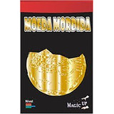 Moeda Mordida 25 Centavos Dourada Coleção Fastmagic