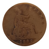Moeda One Penny 1892