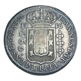 Moeda Prata 960 Réis 1816 Bahia Var 3a Escassa México 1795