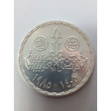 Moeda Prata Egito 5 Libras Ano 1985 Lote 3335 