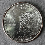 Moeda Quarter Dollar 2000 New Hampshire Origem Usa Km 308