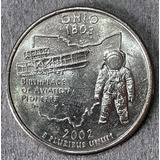 Moeda Quarter Dollar De 2002 Ohio