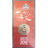 Moeda Russia Colorida Oficial Fifa Copa Do Mundo 2018