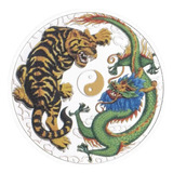 Moeda Tigre Dragao Chines