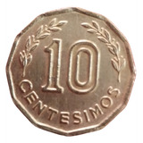 Moeda Uruguai 10 Centavos
