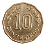 Moeda Uruguai 10 Centésimos 1976 sob Antiga Linda 29 247