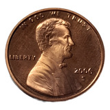 Moeda Usa One Cent Dólar Linconl Penny 2006s Americana A24