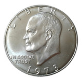 Moeda Usa One Dólar Eisenhower 1973s Proof Eua