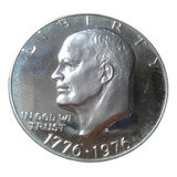 Moeda Usa One Dólar Eisenhower 1976s