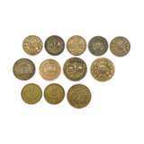 Moedas Antigas Kit Amarelas