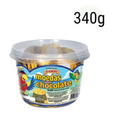 Moedas Chocolate Pote 340g
