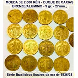 Moedas De 2.000 Réis Caxias 1938 -16 Unidades - Cod.032