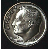 Moedas Roosevelt Dime 1965