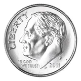 Moedas Roosevelt Dime 2011