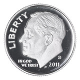 Moedas Roosevelt Dime 2011