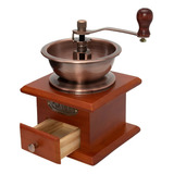 Moedor Cafe Gourmet Madeira Manual Portátil Retro Mimo