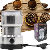 Moedor De Café E Trturador Eletrico Inox Grãos Sementes Sal