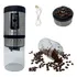 Moedor De Café Elétrico Inox Vidro Usb Regula Moagem Grãos